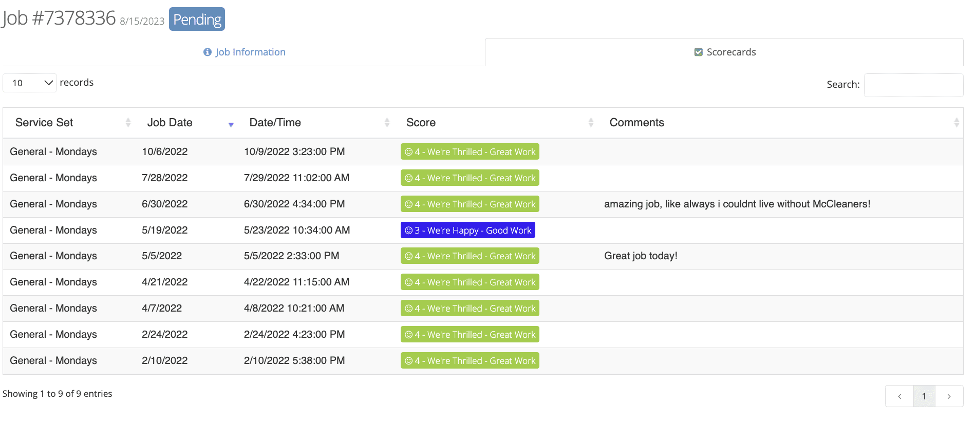 Better Life Maids Scheduling & Review System