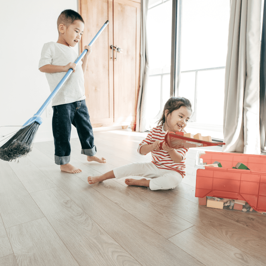Engaging Kids Chores; Cleaning Games and Advice