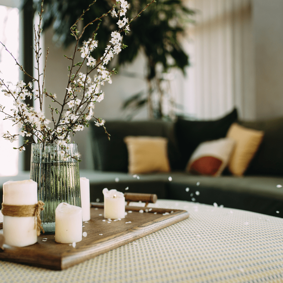 living room cozy