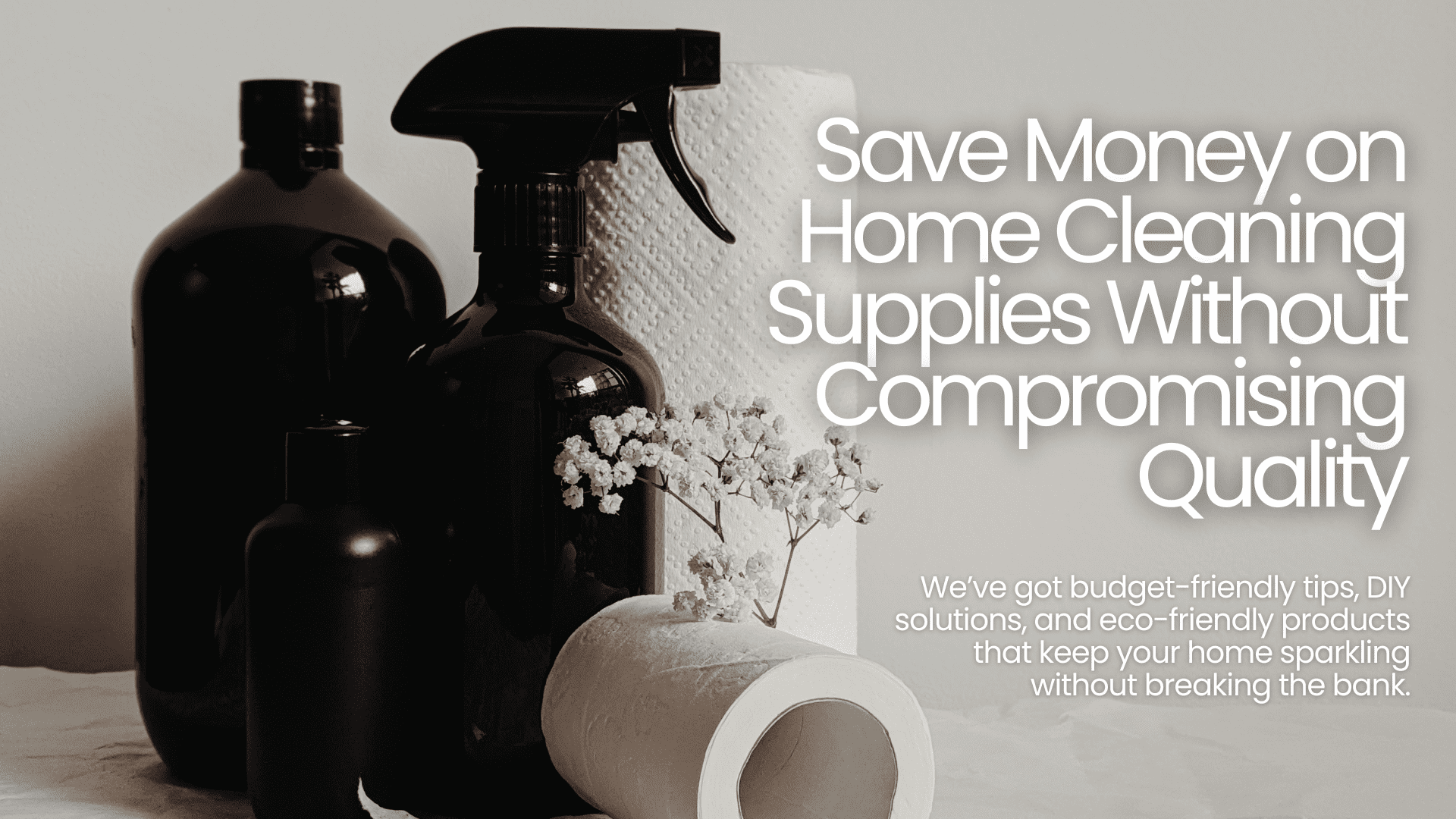 How to Save Money on Home Cleaning Supplies Without Compromising Quality