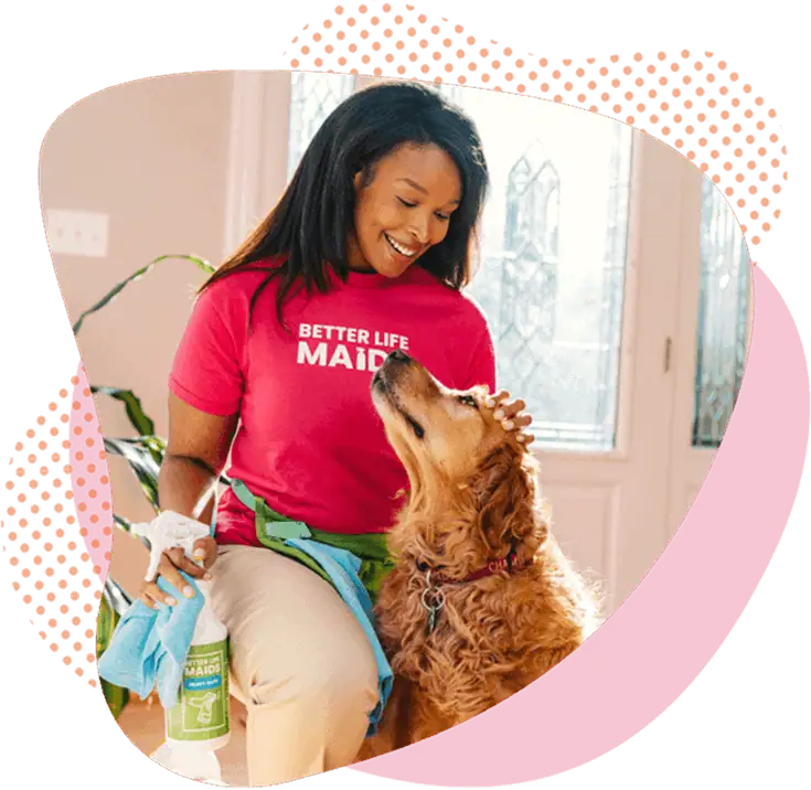 cleaning-lady-with-dog