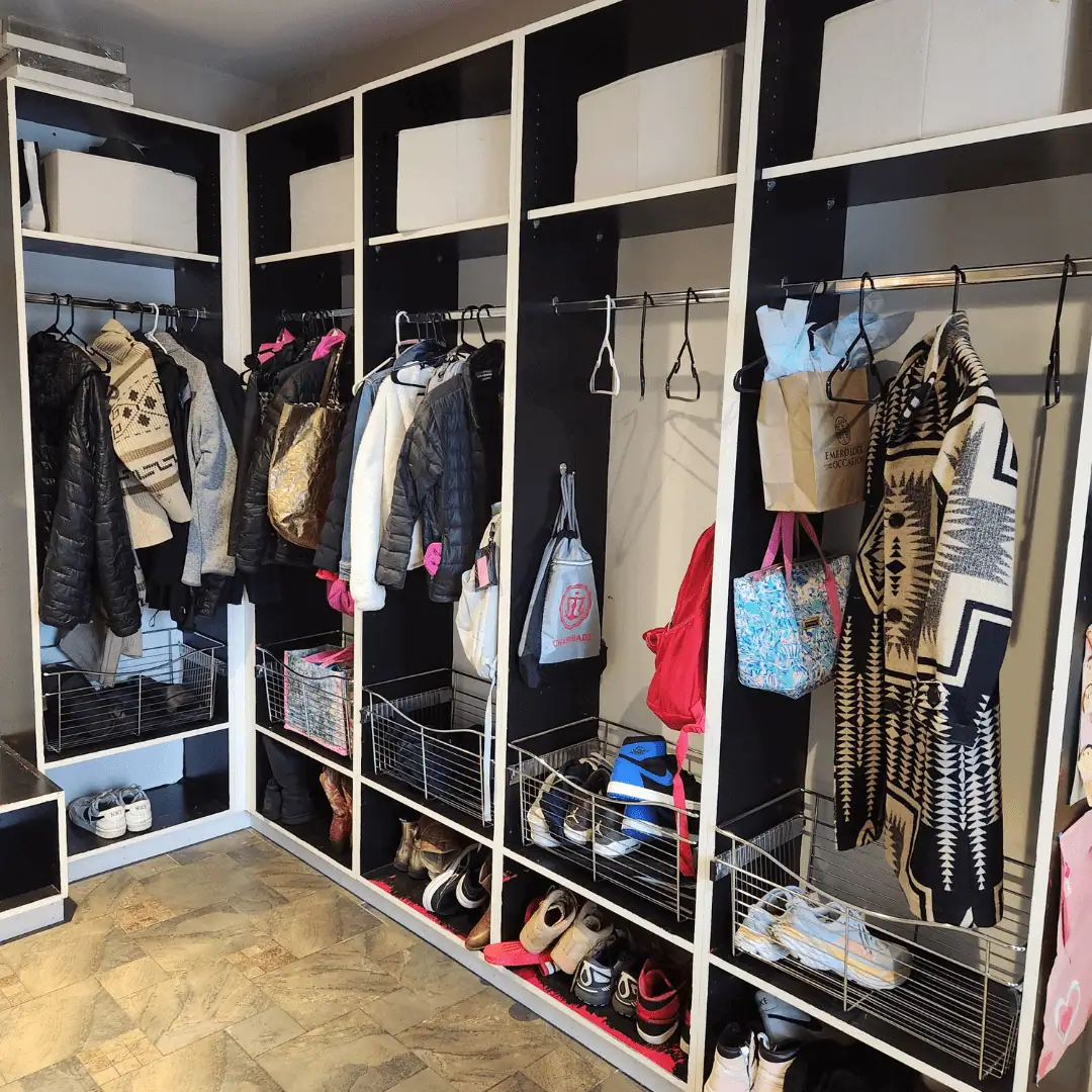 Mudroom Organizing