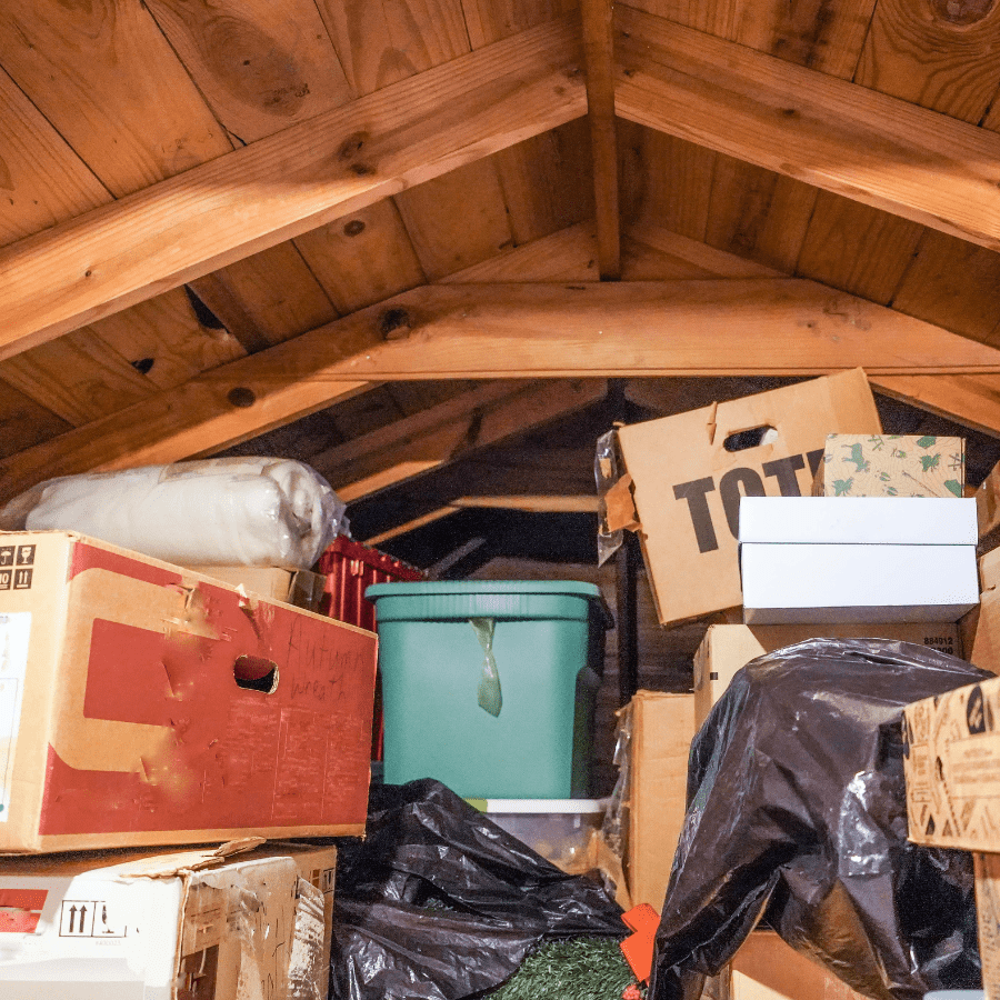 Clean your yard decorations before storing them again