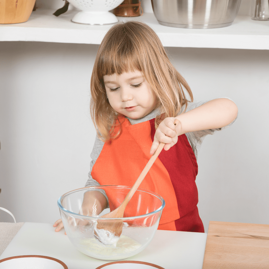 Young Kids (Ages 6-8): Measuring Ingredients