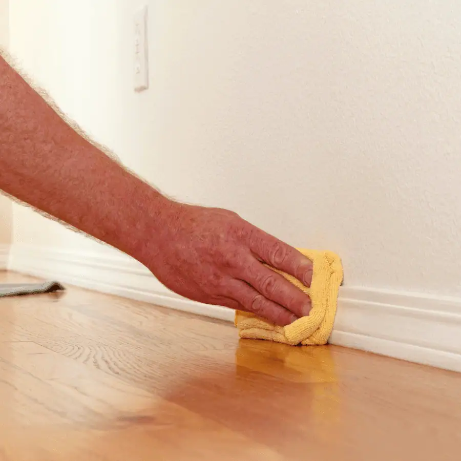 9. Hand Washing Woodwork
