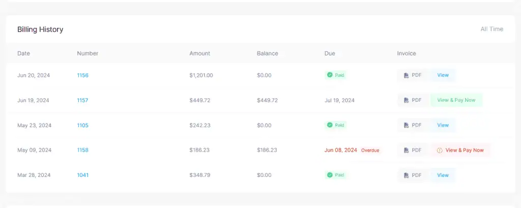Your customer portal gives you control over your service