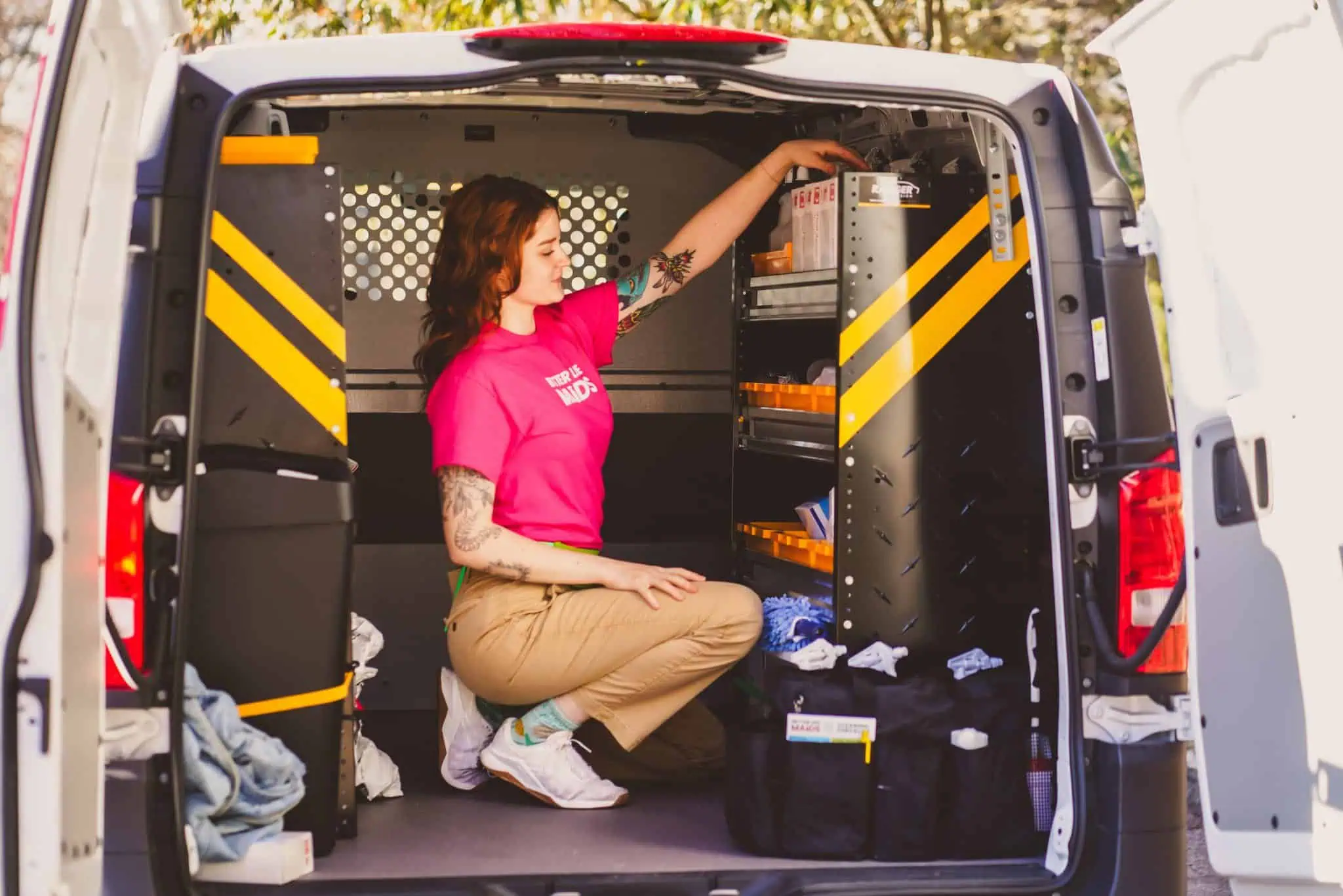 cleaning technician lake st louis unloading supplies