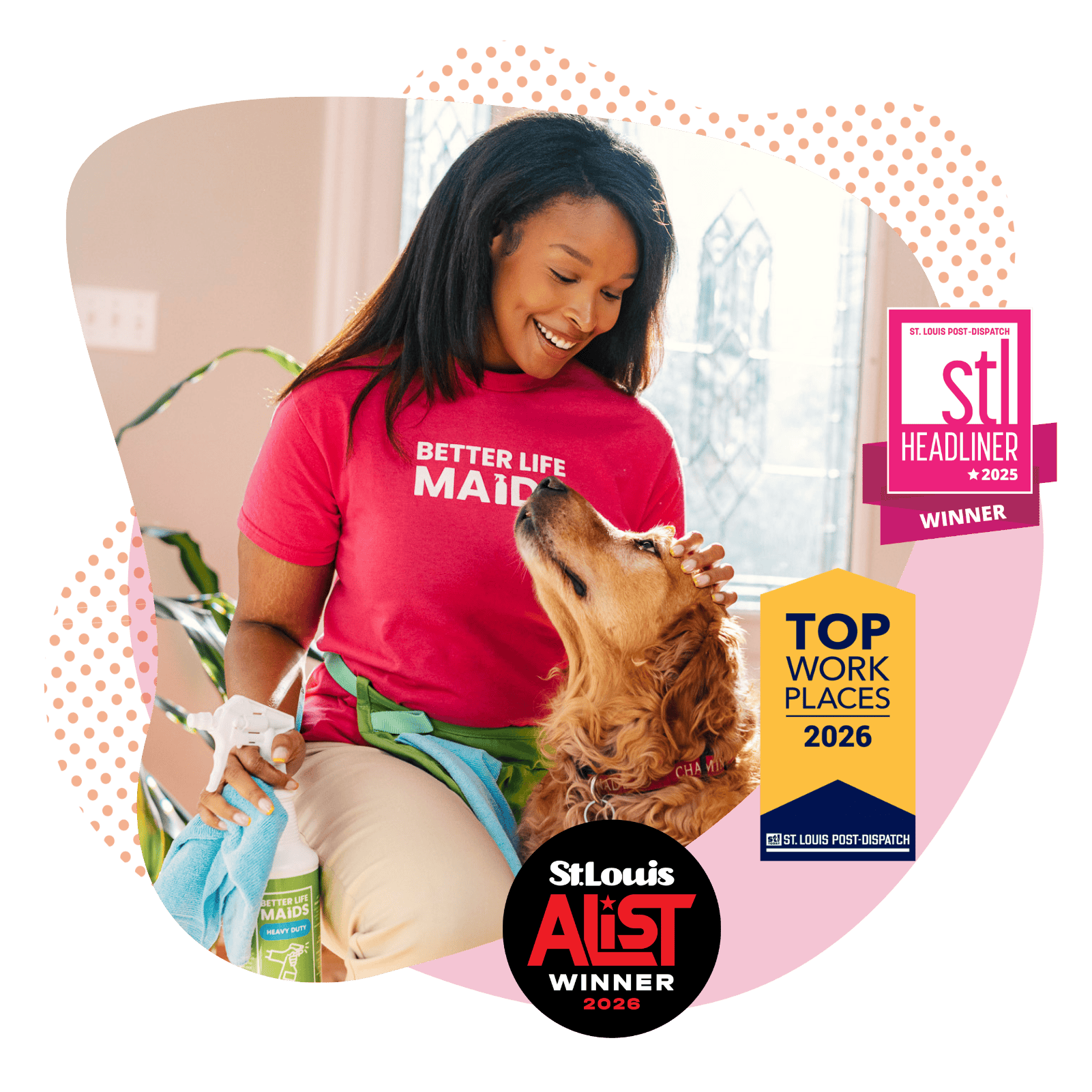 Better Life Home hero with awards